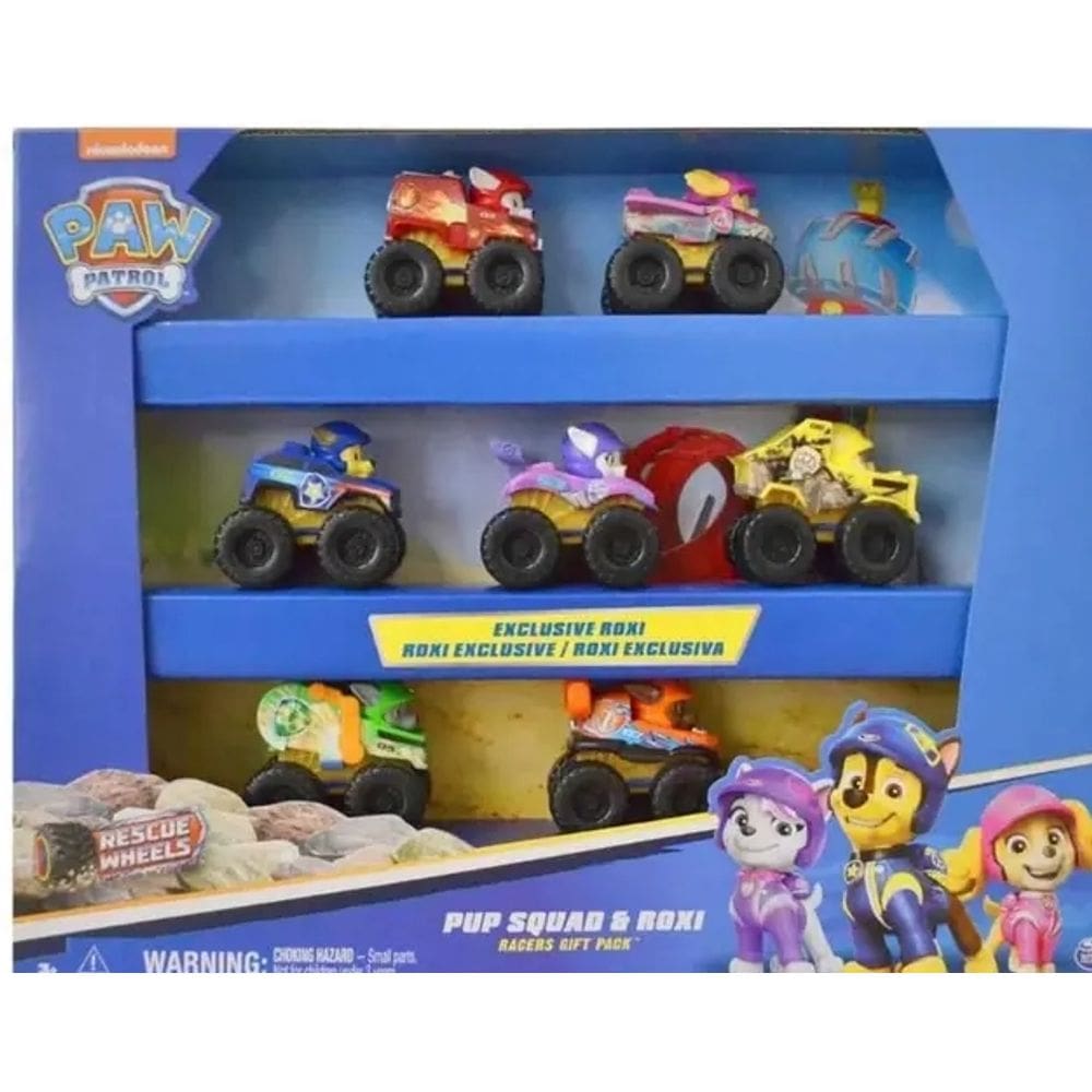 PATRULHA CANINA - Pack Com 7 Carrinhos Rescue Wheels