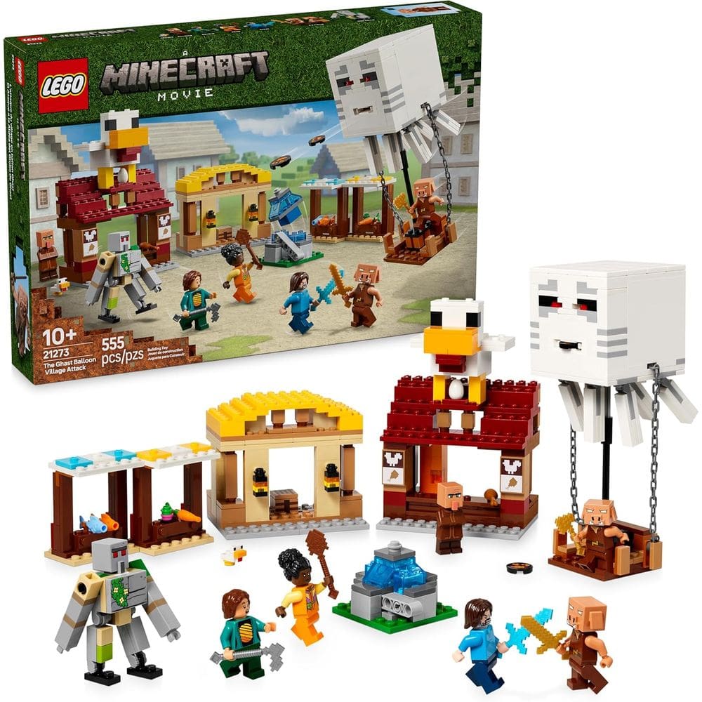 LEGO Minecraft Movie - O Ataque da Vila do Balão Ghast 21273