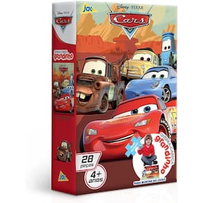 Quebra Cabeça - Carros 28 Pcs Grandinho