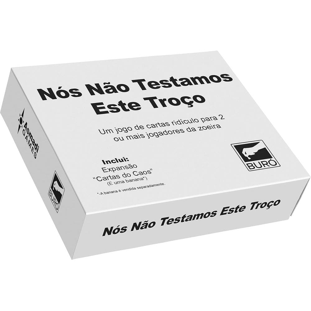 Nós Não Testamos Este Troço