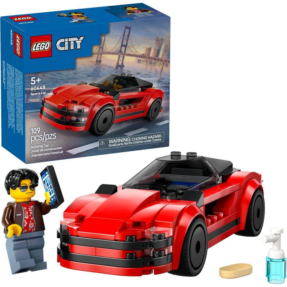 Lego City - Carro Esportivo Vermelho 60448