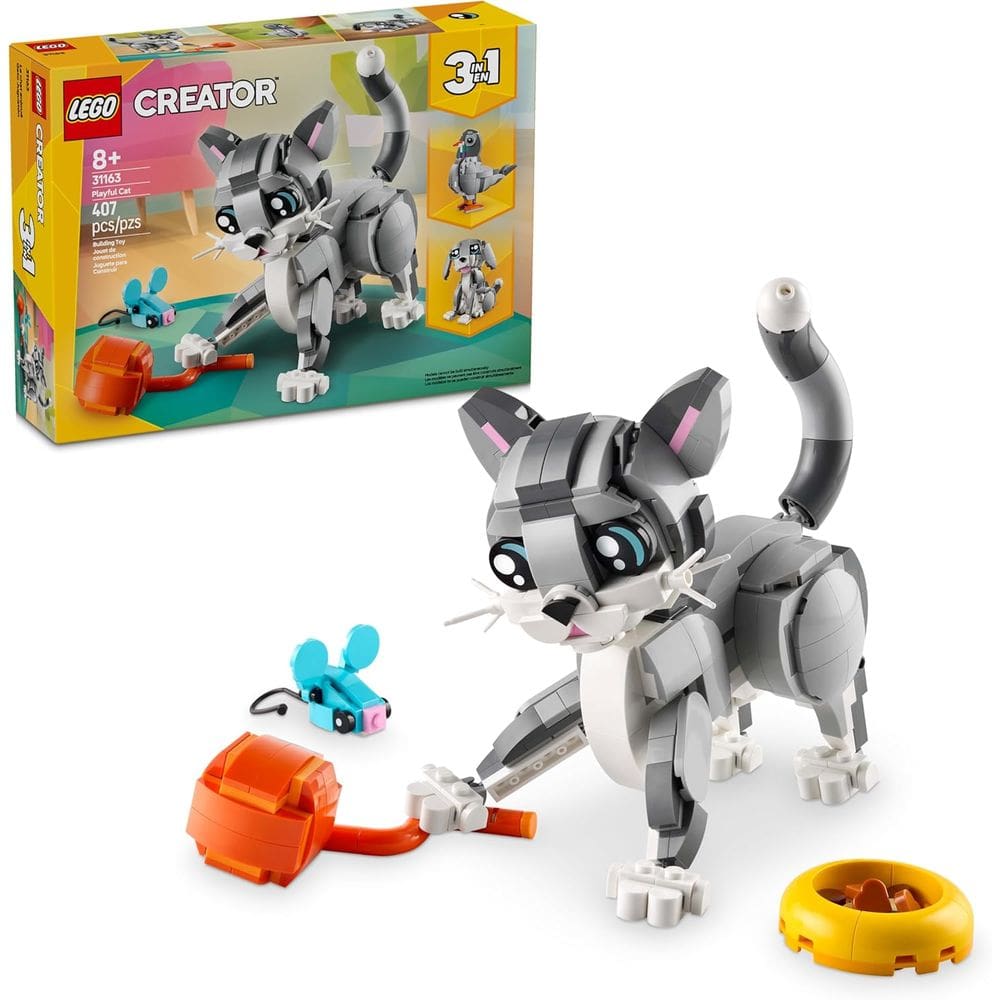 Lego Creator 3 Em 1 - Gato Brincalhão 31163