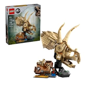 LEGO JURASSIC WORLD - Fósseis de Dinossauro: Crânio de Tricerátopo 76969