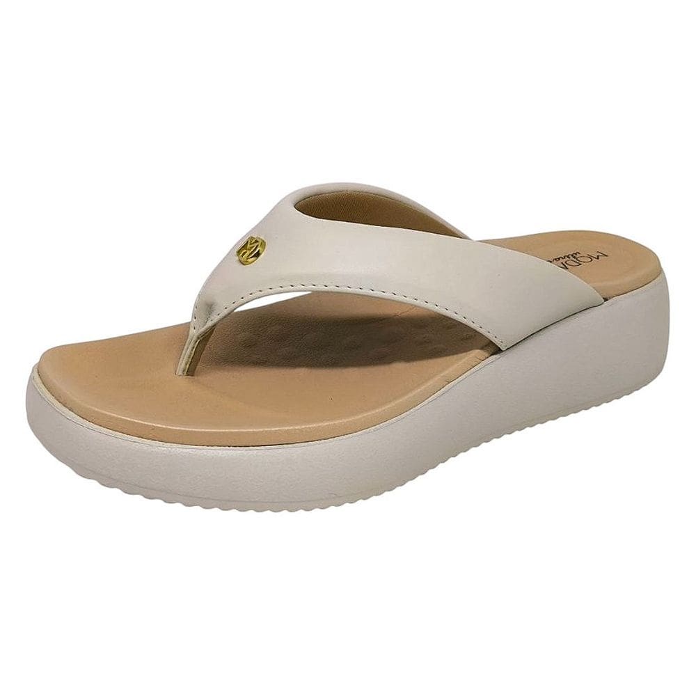 Tamanco Feminino Anabela Medio Conforto Elegante Modare