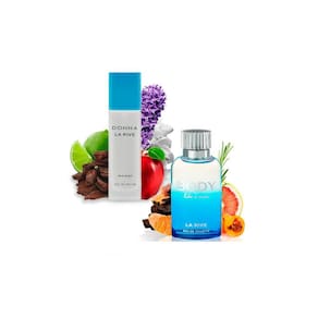Kit 2 Perfumes Importados Donna e Body Like a Man La Rive