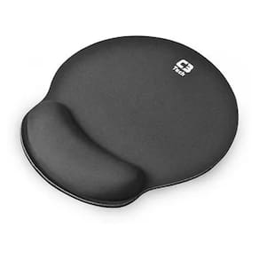 Mousepad C3Tech Ergonômico MP-100, Com Apoio de Pulso em Gel, Preto
