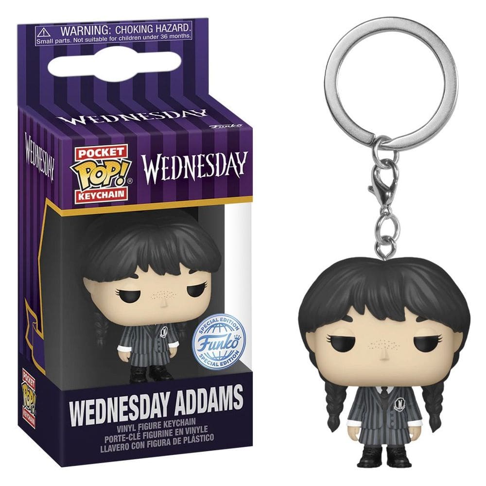 Chaveiro Funko Pop Familia Addams Wednesday