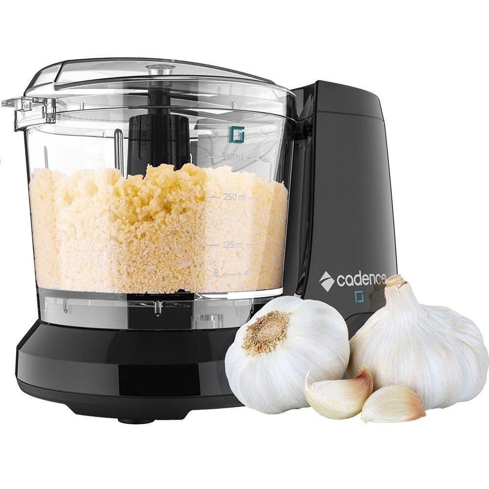 MINI PROCESSADOR CADENCE 100W - JARRA 350ML TRANSPARENTE preto 220V
