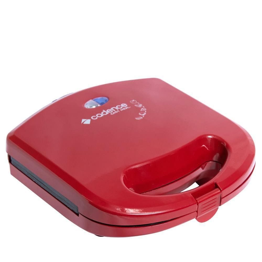 Sanduicheira Grill 750W Cadence Red Ellegance 127V