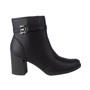 Bota Dakota DA822 Feminino Preto cano curto salto baixo