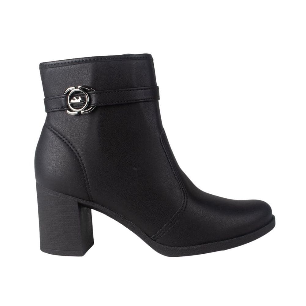 Bota Dakota DA822 Feminino Preto cano curto salto baixo