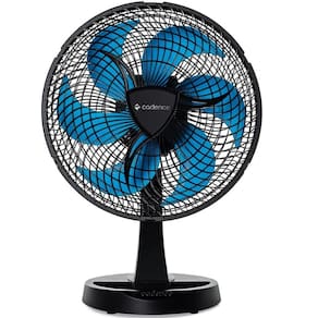 Ventilador de Mesa 30cm Cadence 50W 3 Velocidades Preto Azul 220V