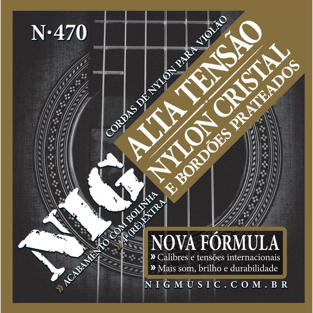 Encordoamento Violão Nylon Alta Tensão Nig N470 .029