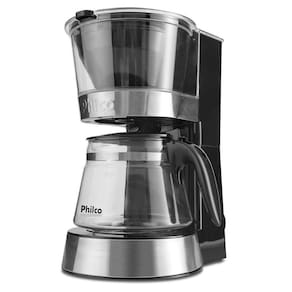 Cafeteira Philco Lux Line 550W Black Inox Faz 20 Xicaras 220V