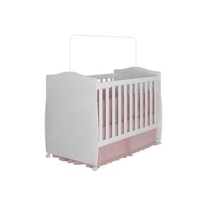 Berço / Mini Cama Infantil Conforto 2 em 1 Branco - Permóbili Baby