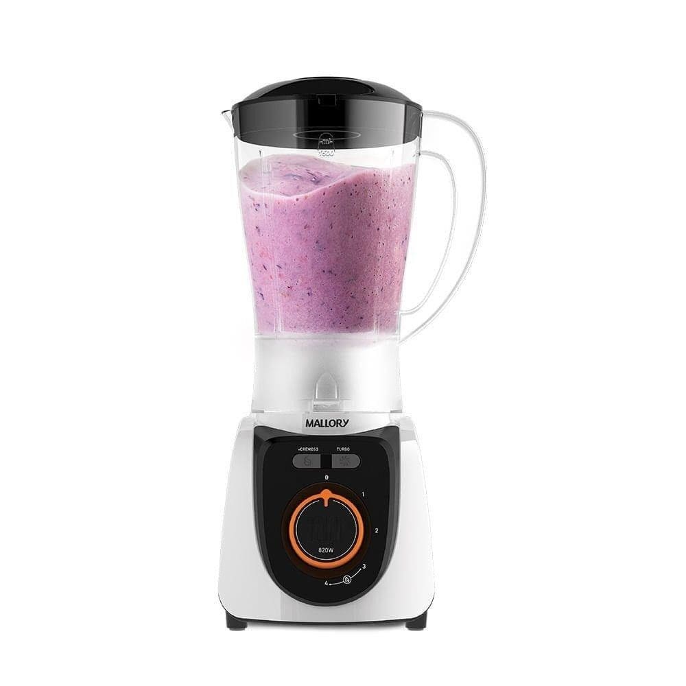 Liquidificador Mallory 900W 4 Velocidades Branco 220V