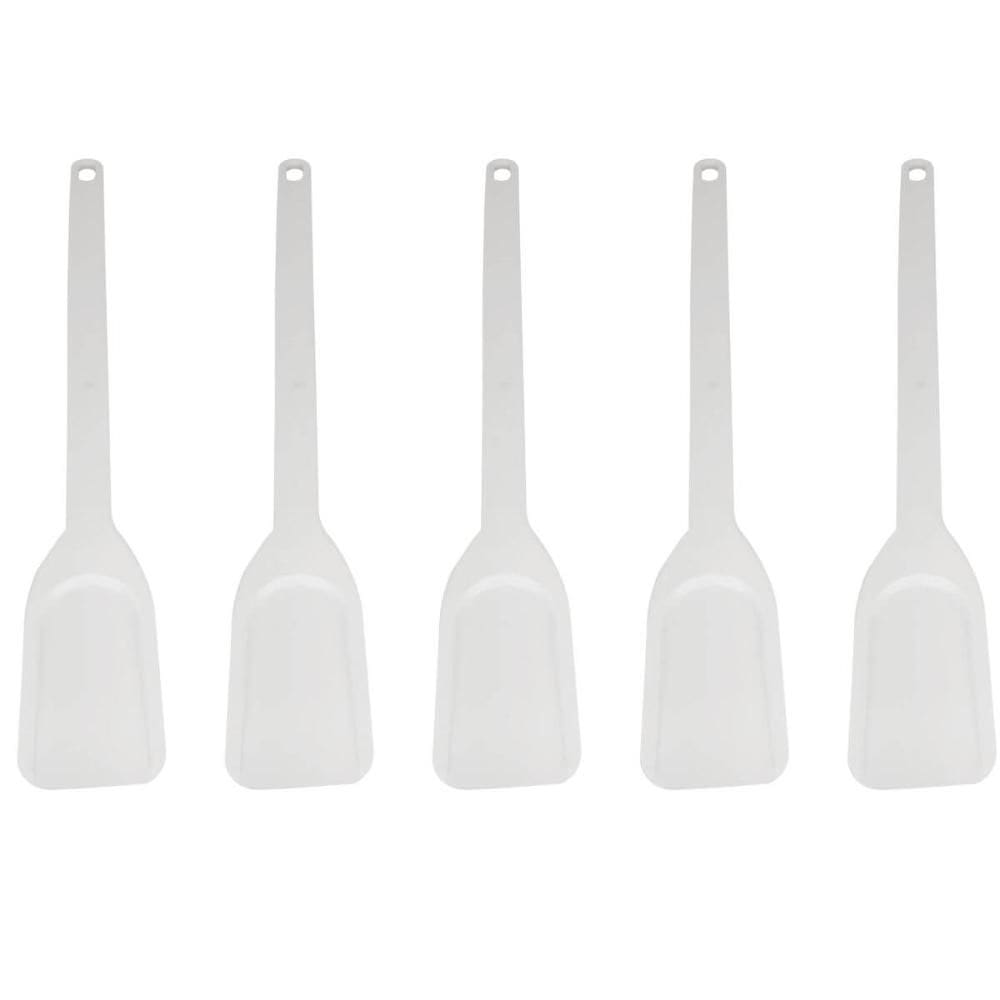 5 Espátulas Plásticas Pás Brancas 74cm Restaurantes Cozinha Industrial Caldeirão
