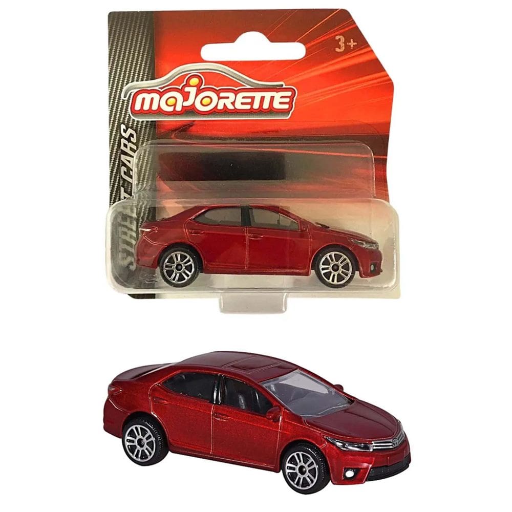 Miniatura Majorette Street Cars Toyota Corolla Altis 1/64 Metal Vermelho