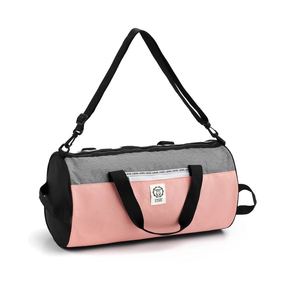 Bolsa de Viagem Love Rosa e Cinza - Seanite 20"