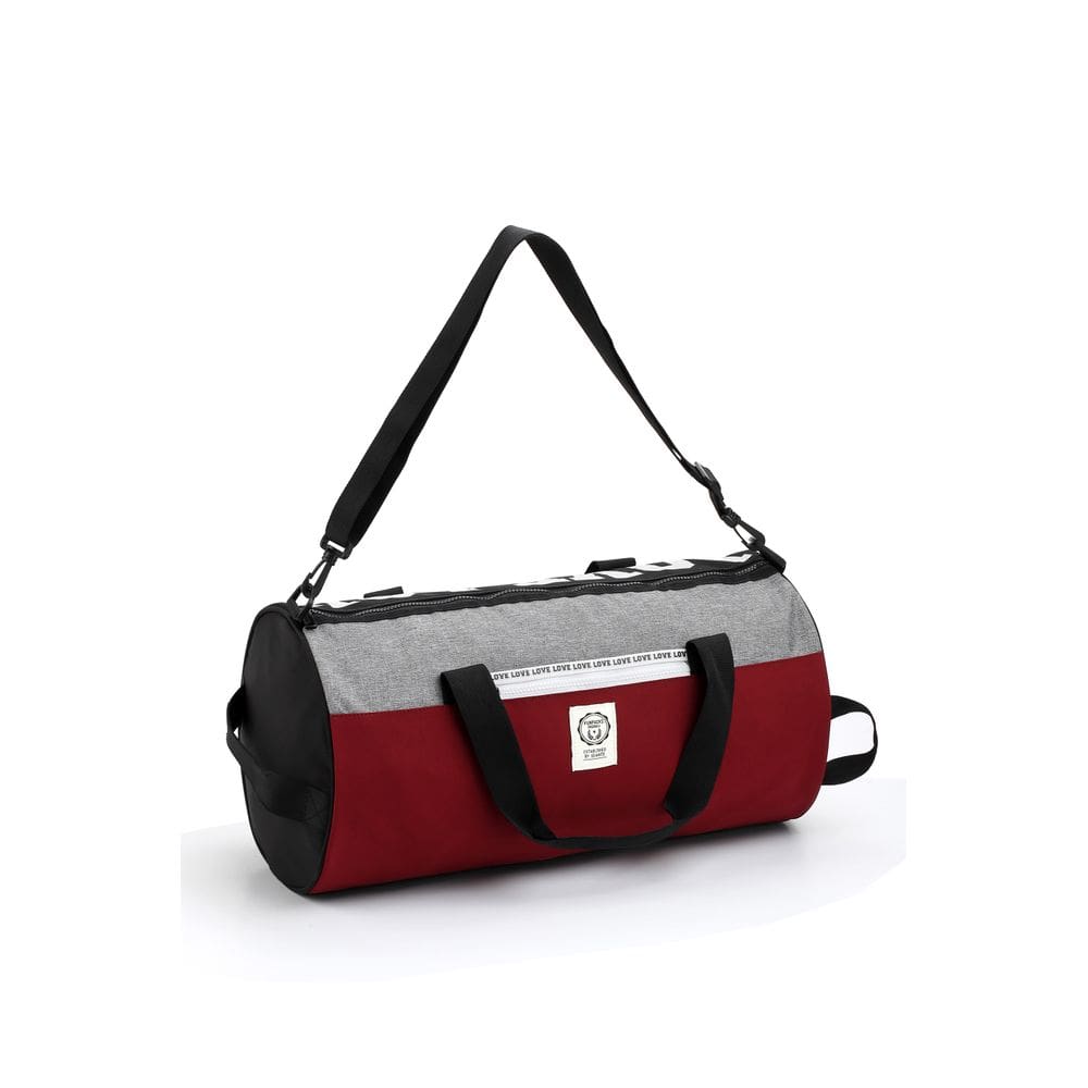 Bolsa de Viagem Love Vinho e Cinza - Seanite 20"