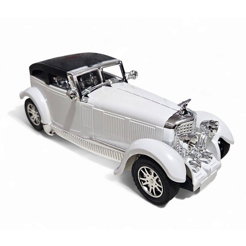 Carrinho Miniatura Antigo Clássico Fricção Colecionável 24cm