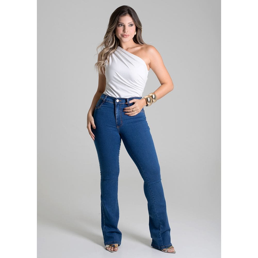 Calça Feminina Jeans Boot Cut - 279546