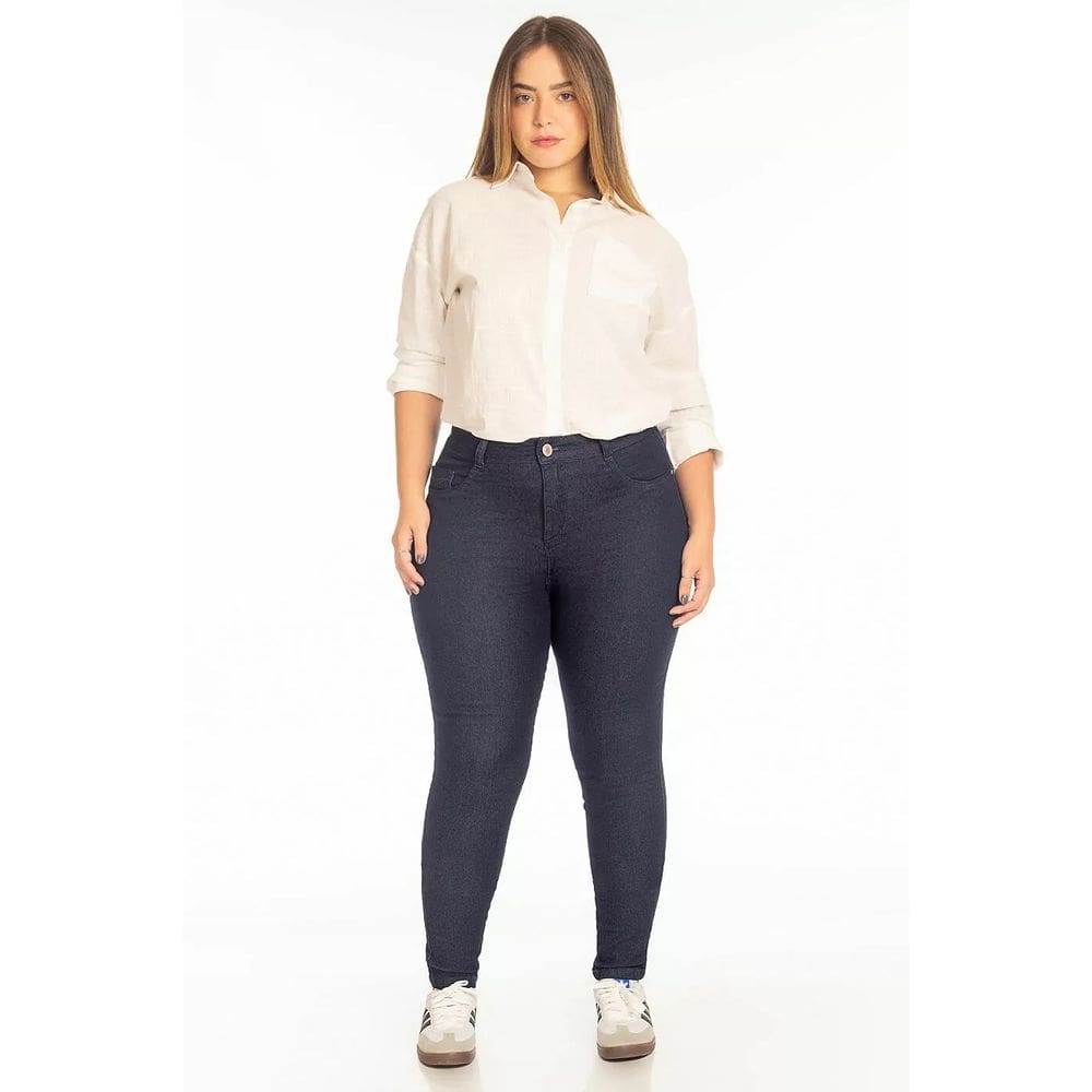 Calça Jeans Feminina Skinny Plus Size - 30750