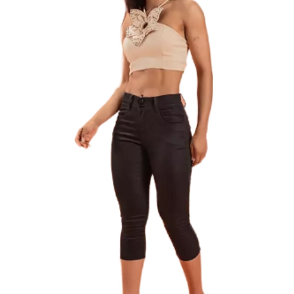 Calça Feminina Capri Sarja Black Jeans - 24781