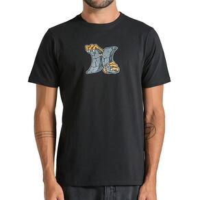 Camiseta Hurley Icon Monster WT25 Masculina Preto