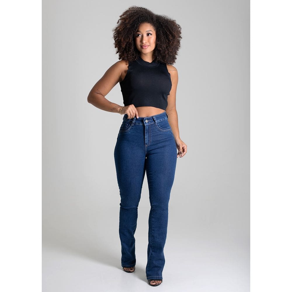 Calça Jeans Sawary Levanta Bumbum Boot Cut - 278710