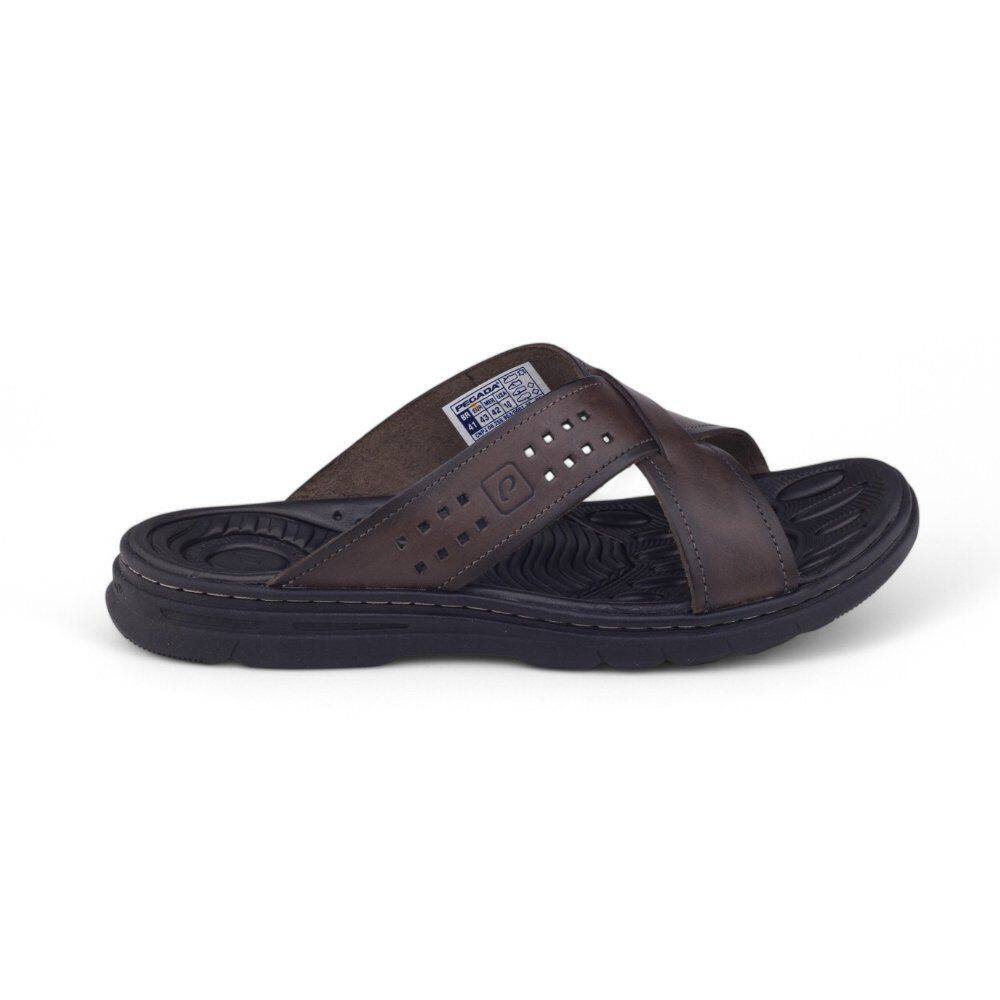 Chinelo Masculino Pegada 134201-02 Couro Wave