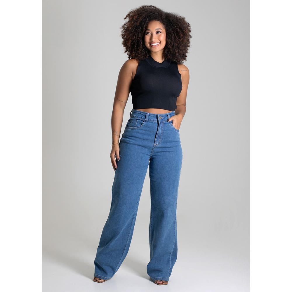 Calça Jeans Sawary Wide Leg - 279642