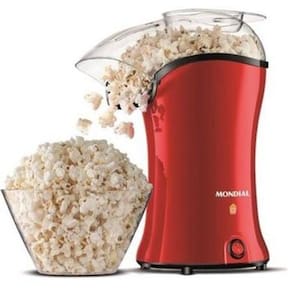 PIPOQUEIRA ELETRICA MONDIAL 1200W C/ COLHER DOSADORA vermelho 220V
