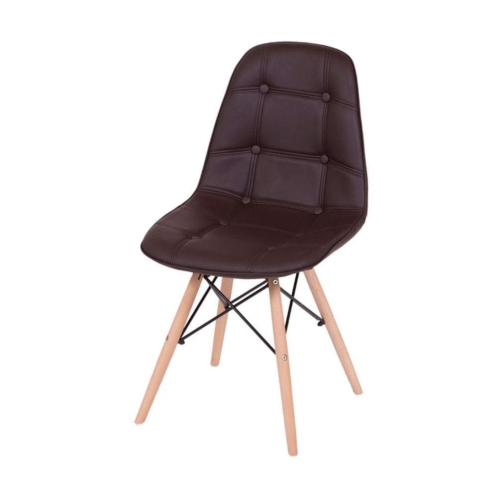 Cadeira OR-1110 Botonês com Base de Madeira OR Design