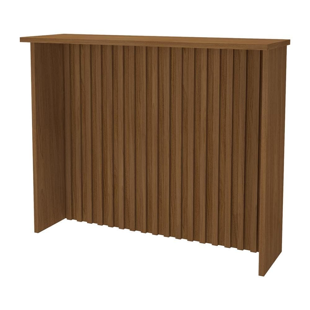 Bancada Ilha Mesa Gourmet Monza Ripada 128cm - Indékes