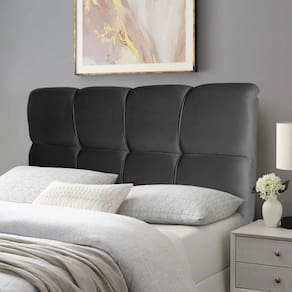 Cabeceira Cama Box Solteiro 98cm Suede Velut Preto - King House