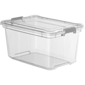 Caixa Organizadora 35 Litros Transparente Plasvale