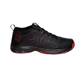 Tênis Wilson Pro Open 3.0 Clay Preto e Vermelho