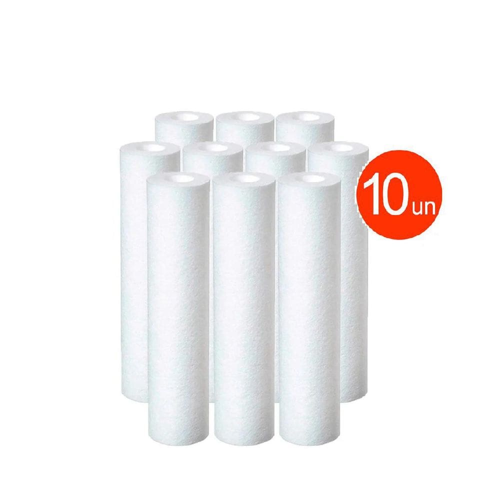 Kit 10 Unidade Refil Polipropileno 10 Micra P Filtros 9 E 10