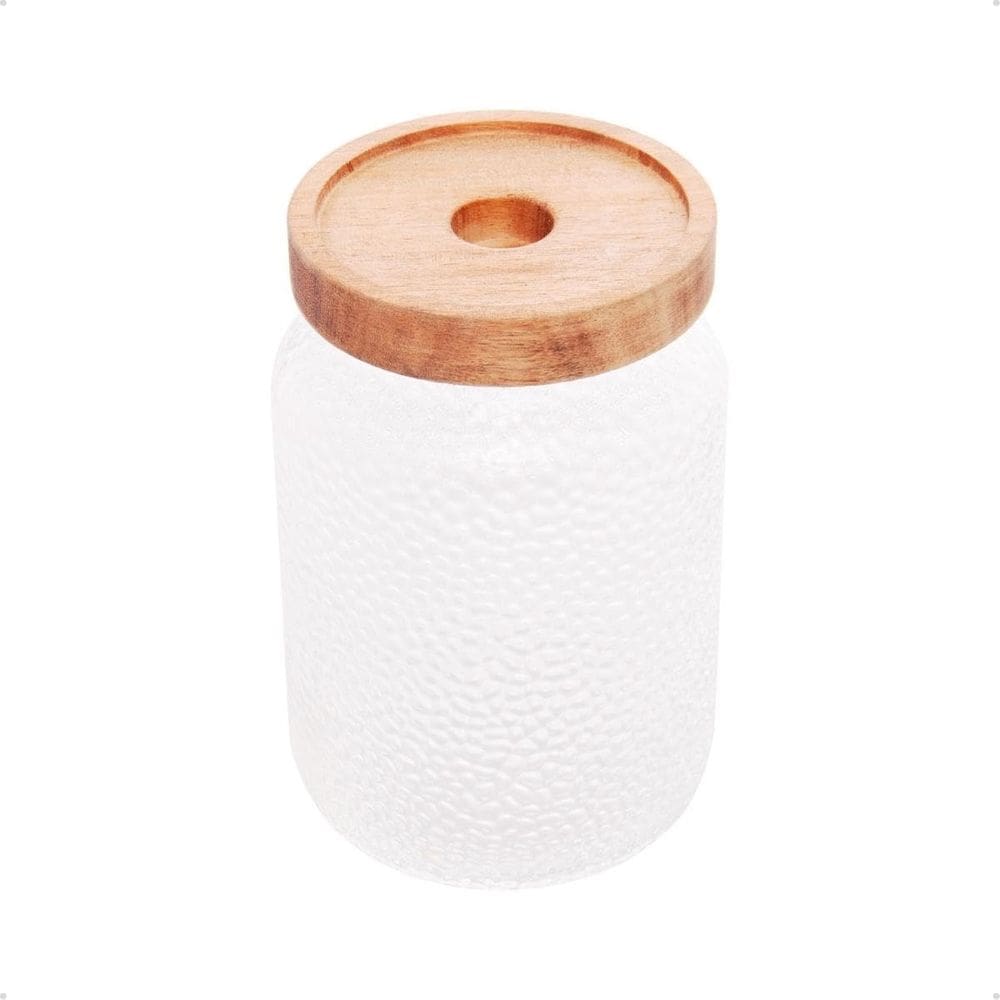 Porta Mantimentos Lyor Vidro Acacia 700ml Conserva Temperos