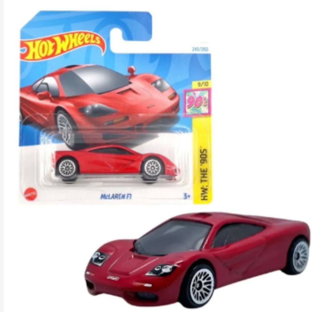 Carrinho Colecionável Hotweels Mclaren F1 Vermelha Htb11