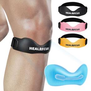 Alça de suporte do tendão patelar Healrecux Silicone Black