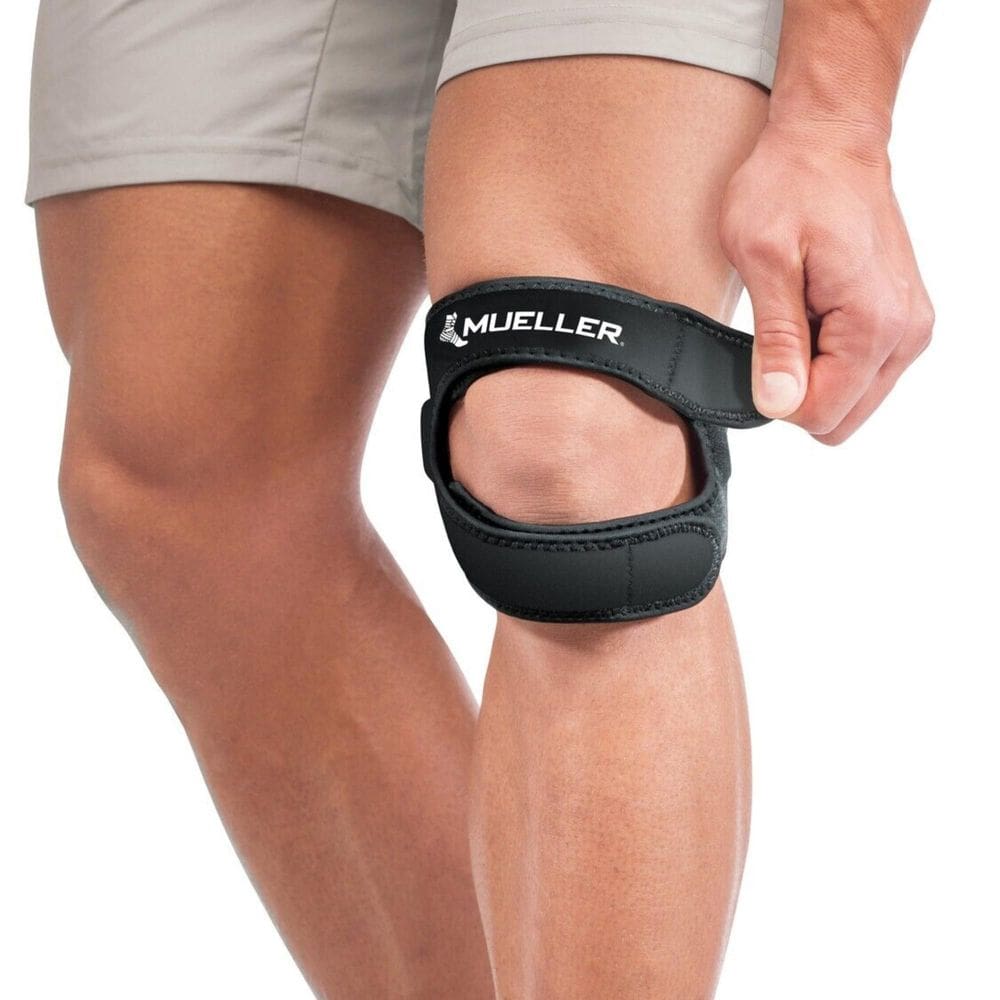Suporte de joelho MUELLER Sports Medicine Adjustable Max Black S/M