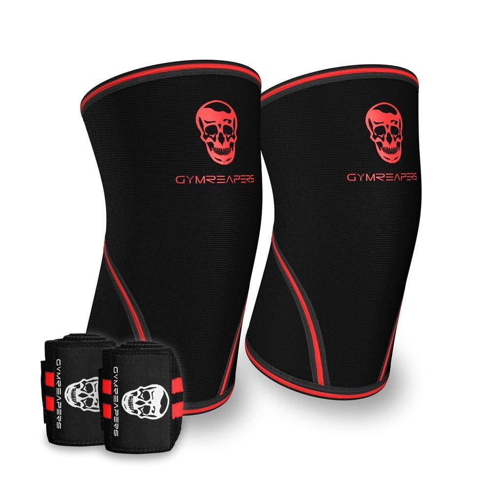 Mangas de cotovelo Gymreapers suportam levantamento de peso em neoprene de 5 mm