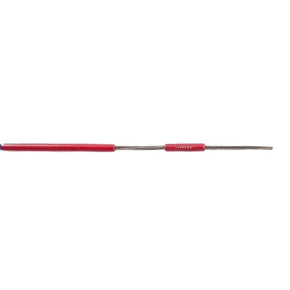 Fio Cabinho 0,10Mm Vermelho Rl100M Tiaflex