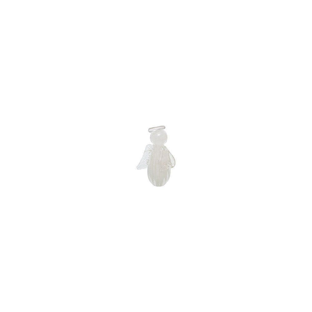 Mini Anjo Uriel Murano M (8 Cm) Branco