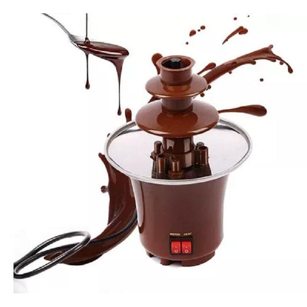 Mini Máquina Chocolate Cascata Fondue Panela Elétrica 60W