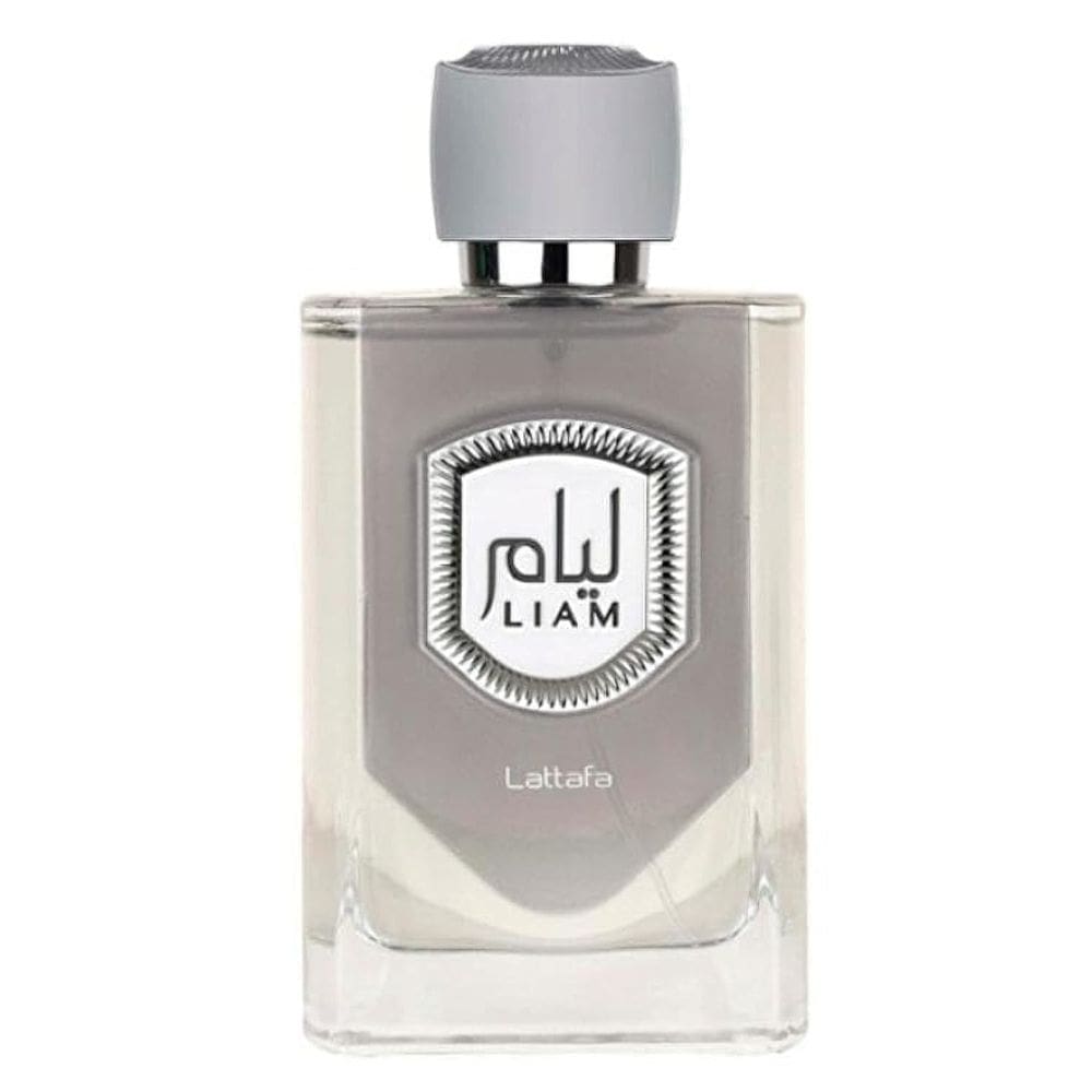 Perfume Lattafa Liam Grey Eau de Parfum 100ml para mulheres e homens
