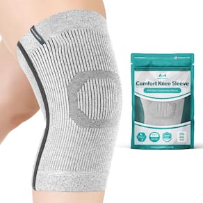 Luva de compressão de joelho BraceAbility Plus Size 5XL/6XL