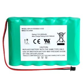 Bateria de substituição JIIKER 3600mAh 7,2 V Ni-MH para DSC IMPASSA